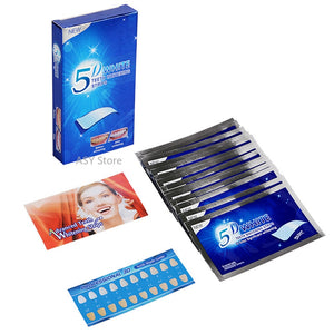 5D Gel Teeth Whitening Strips White Tooth