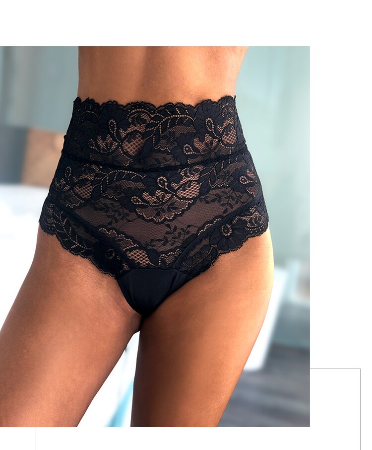 Snooz- High-Waist Lace Panties