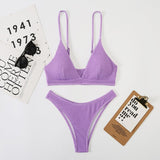 Snooz- High Cut Bikini Set