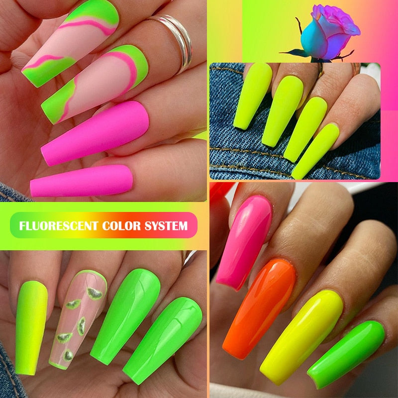 Neon Nail Gel Polish