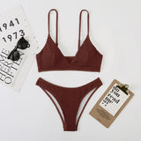 Snooz- High Cut Bikini Set