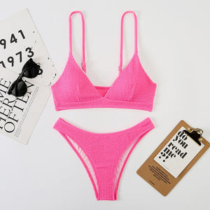 Snooz- High Cut Bikini Set