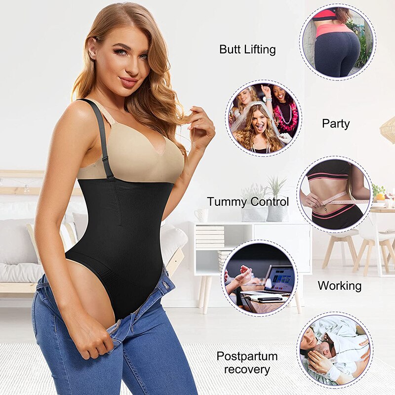 Snooz- Body Shapewear Waist Trainer Bodysuit